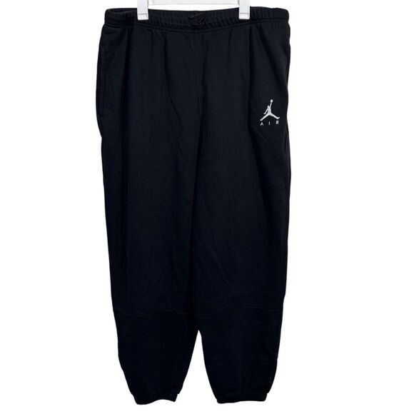 Air Jordan Black Athletic Jogger Sweatpants - Picture 1 of 4